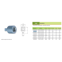 Redukcja 3/8''(F) x 1/4''(M) S16H3814 Jonnesway